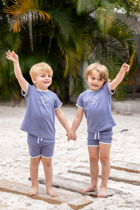 Pouf Pickleball Set in Blue
