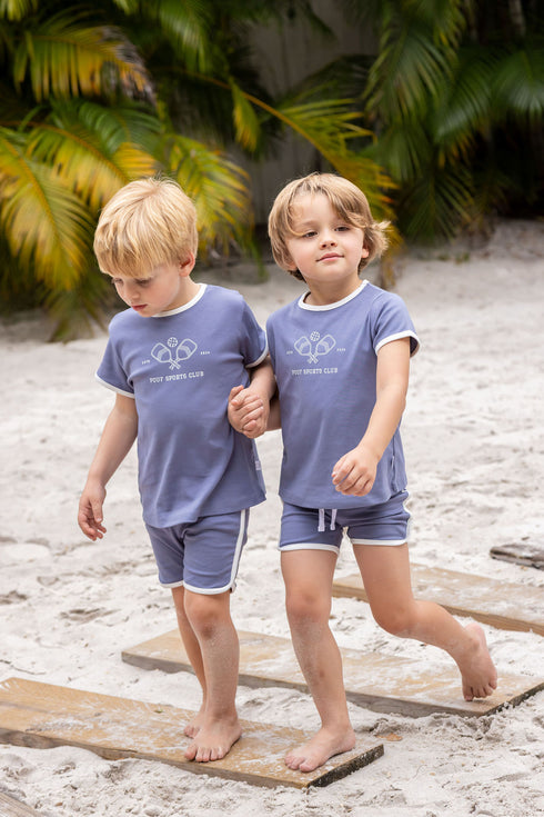 Pouf Pickleball Set in Blue