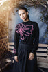 HEV Cable Embroidered Flower Knit