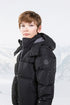 Ellabee Down Coat with Charcoal Zipper