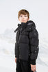 Ellabee Down Coat with Charcoal Zipper
