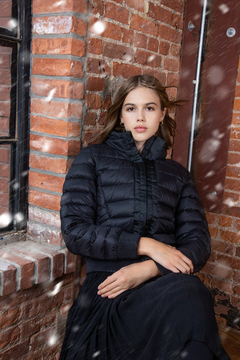 Ellabee Matte Down Spring Bomber