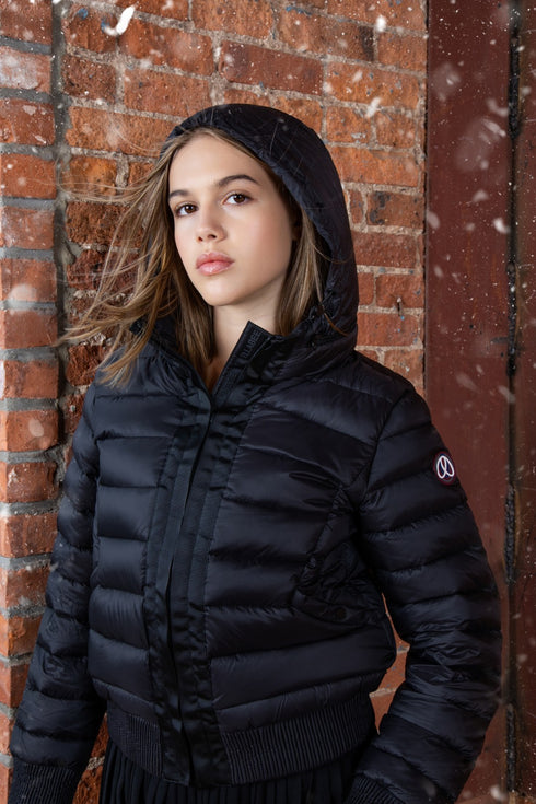 Ellabee Matte Down Spring Bomber