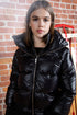 Ellabee Teen Double Zipper Bomber in Black
