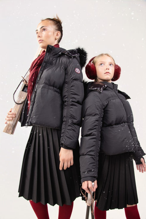 Ellabee Knit Hooded Puffer