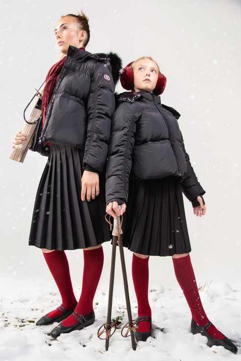 Ellabee Knit Hooded Puffer