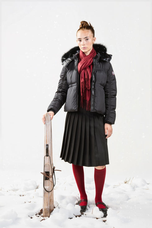 Ellabee Knit Hooded Puffer