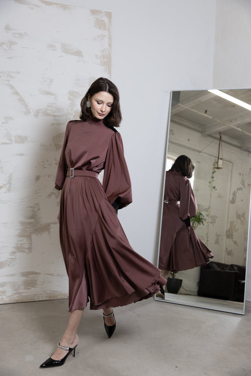Byrd Camilla Dress in Cocoa