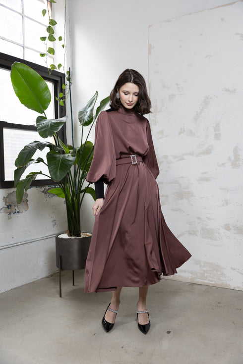 Byrd Camilla Dress in Cocoa