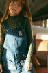 1984 Denim Overall Jumper & Printed Duck Turtleneck