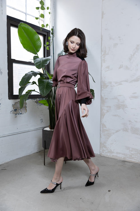 Byrd Camilla Dress in Cocoa