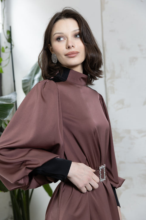 Byrd Camilla Dress in Cocoa