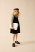 Lil Legs Black & Cream Mockneck