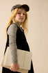 Lil Legs Black & Cream Mockneck