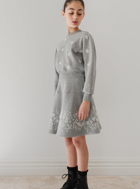 Petite Amalie Embroidered Butterfly Sweatshirt