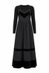 Pashmini Carmen Velvet Chevron Jumper