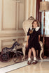 Pompomme Scallop Collar Shirt Insert Dress