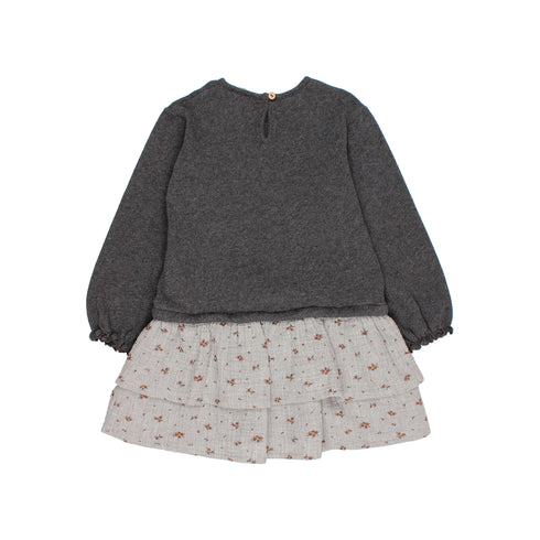 Buho Grey Romance Combi Dress