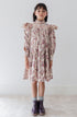 Steph Antique Floral Printed Cord Dress