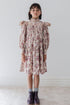 Steph Antique Floral Printed Cord Dress