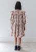 Steph Antique Floral Printed Cord Dress