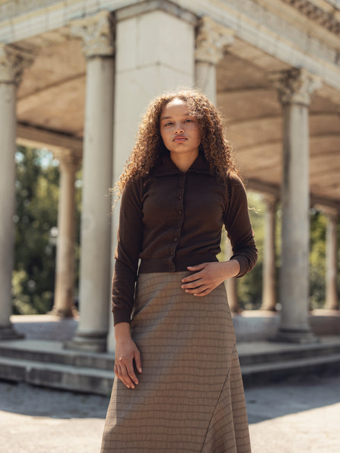 Soir Sloan Sweater in Cocoa