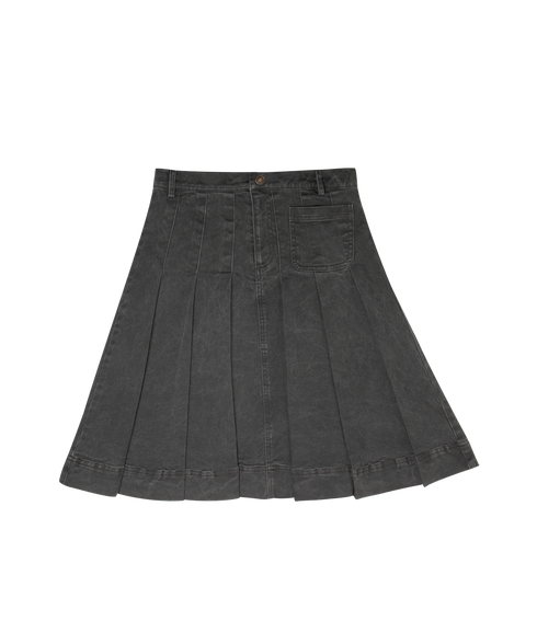 Crew Kids Gracie Denim Skirt in Grey