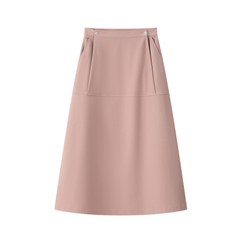 Coco Blanc Blush Sweater & Crepe Skirt Set