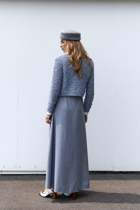 Noir Grey Aline Dress & Knit Sweater