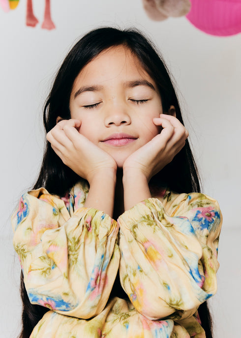 Morley Robin Dress in Cream in Long Length