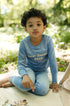 Crew Kids Terry Applique Set in Blue