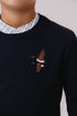 Kipp Kenny Crewneck Sweater in Navy