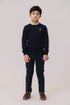 Kipp Kenny Crewneck Sweater in Navy