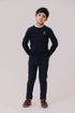 Kipp Kenny Crewneck Sweater in Navy