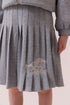 Cottier Grey Selena Pleated Skirt