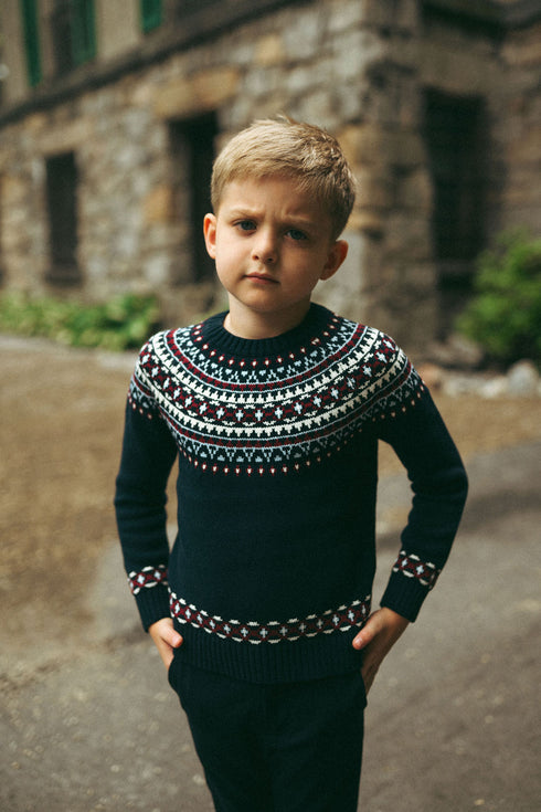 Sweet Threads Aster Crew Sweater
