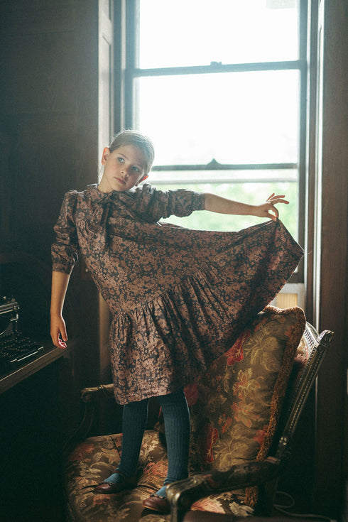 Sweet Threads Mauve Garden Dress