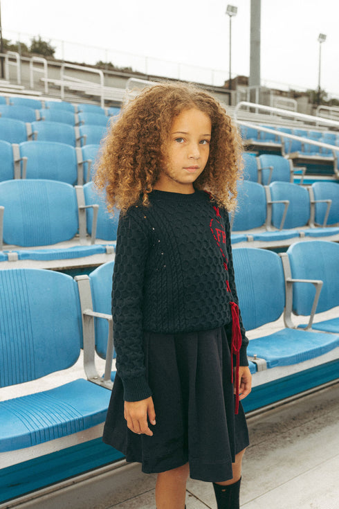 Froo Laced Knit Sweater