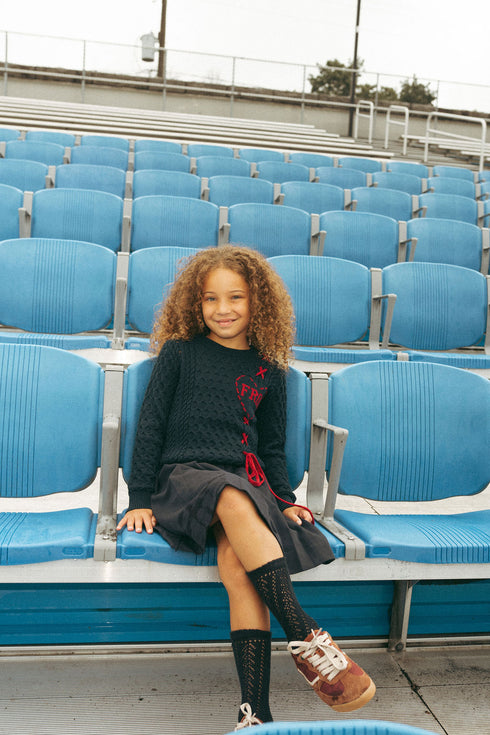 Froo Laced Knit Sweater