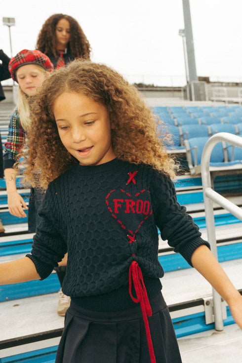 Froo Laced Knit Sweater