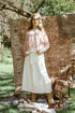 Gem Mohair Cable Sweater Set in Pink