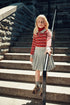 Cottier Grey Selena Pleated Skirt