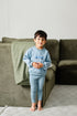 Pouf Truck Set in Blue