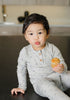 Pouf Breakfast Print Pajama in Grey