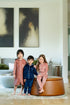 Pouf Navy Velour Grandpa Pajamas