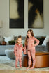 Pouf Velour Grandpa Pajamas in Pink