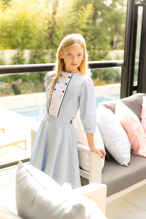 Elle Rae Light Blue 2 Piece Set