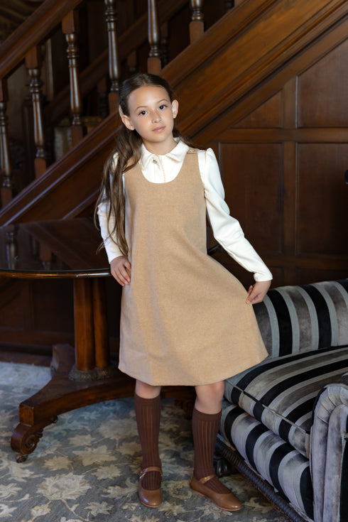 Elle Rae Ivory Sweater Blouse