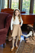 Elle Rae Wool Camel Skirt