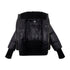Ellabee Teen Double Zipper Bomber in Black